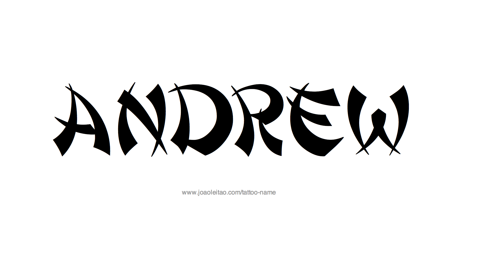 Андрей шрифт